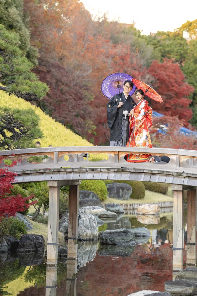 和装 大仙公園ロケーション撮影